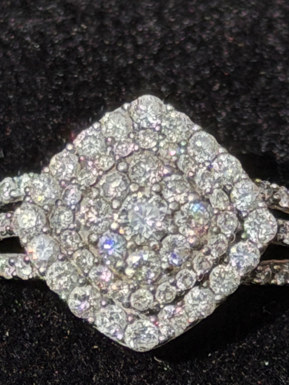 1 cttw lab created diamond ring